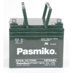 BATTERIE 34AH SECHE AU GEL +G 